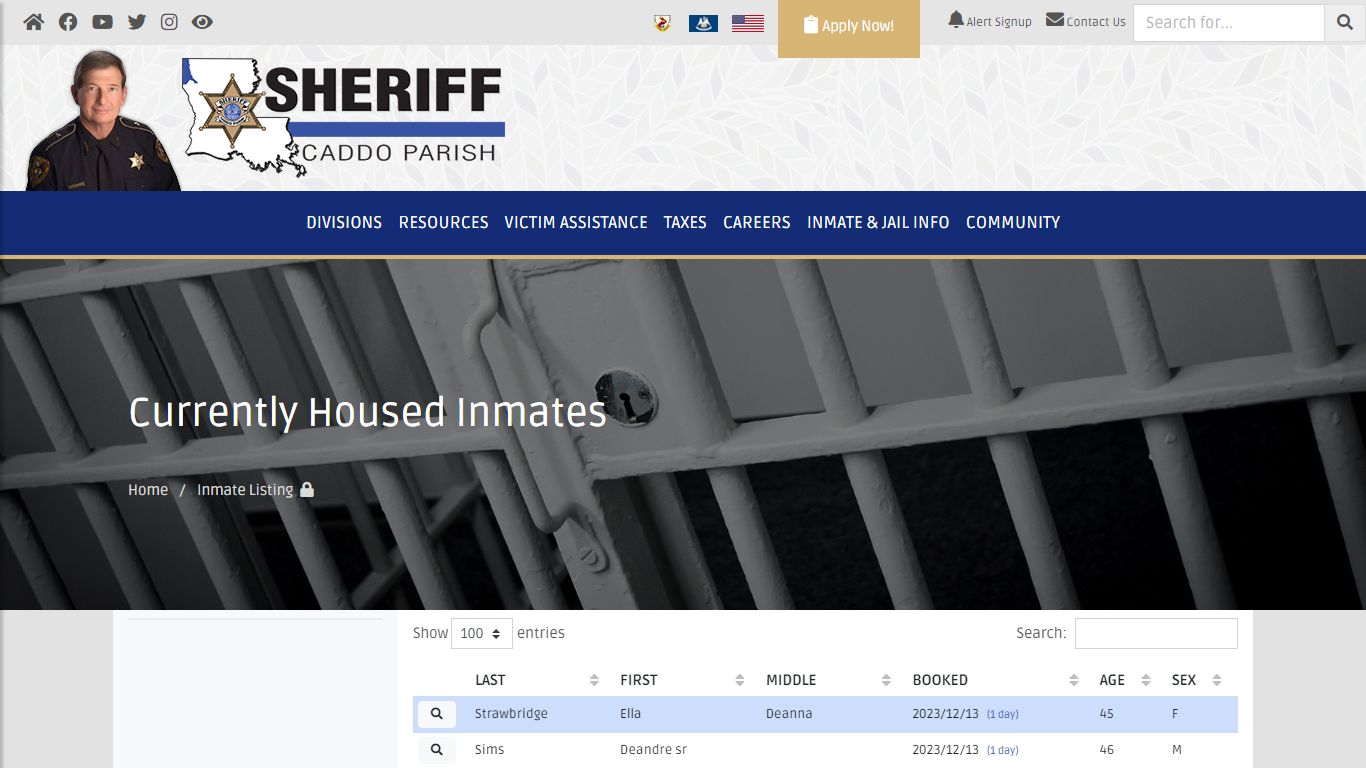 Caddo Correctional Center Inmates - caddo sheriff